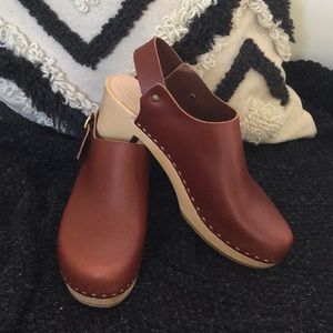 Bryr Suzie Mid Heel Clog 37 Sienna